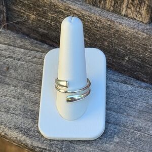 Sterling Silver 925 Bypass Ring